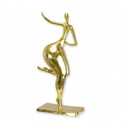 Dansatoare nud-statueta moderna din bronz