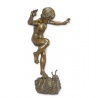 Baietel pe melc-statueta/fantana din bronz
