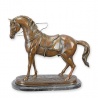 Cal cu sa-statueta bronz cu soclu marmura