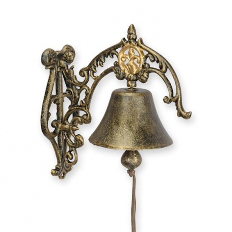 Clopot ornamental din fonta pentru usa