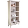 Biblioteca Shabby Chic din lemn masiv bej