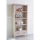 Biblioteca Shabby Chic din lemn masiv bej
