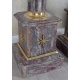 Set doua piedestaluri baroc din marmura
