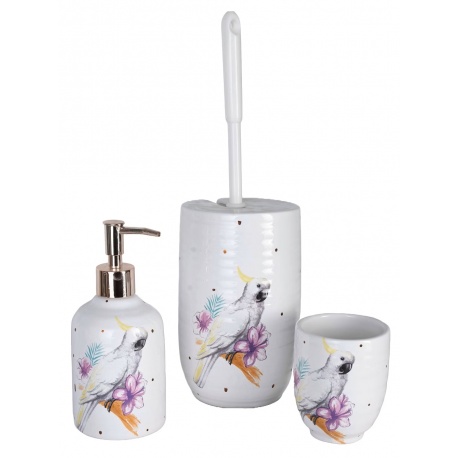 Set pentru baie din portelan cu cacadu