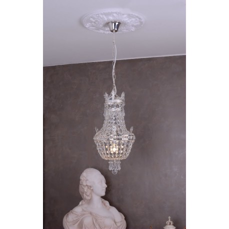 Lampa din alama masiva cu cristale