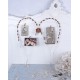Memo board din metal antichizat cu aripi