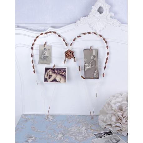 Memo board din metal antichizat cu aripi