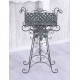 Set doua jardiniere din fier forjat negru