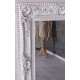 Oglinda Shabby Chic alba antichizata