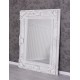 Oglinda Shabby Chic alba antichizata