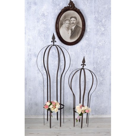 Set Doua Suporturi De Flori Din Fier Forjat Maro