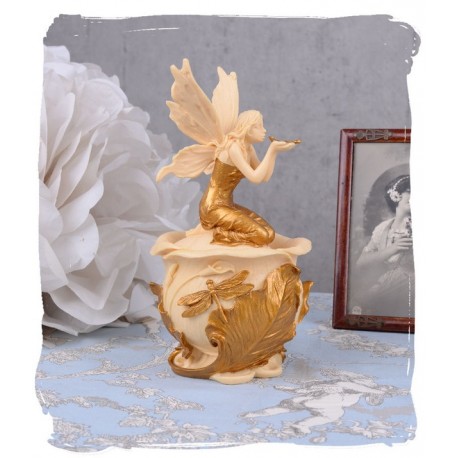 Caseta Art Nouveau cu un elf
