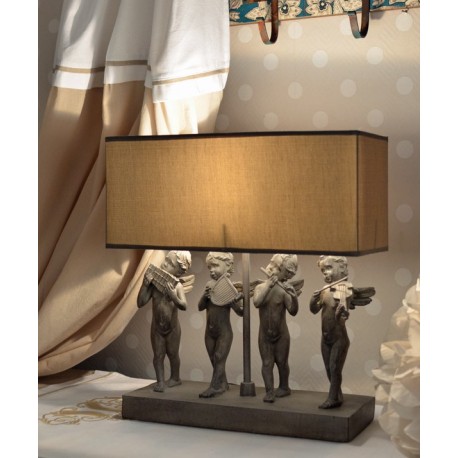 Lampa de masa cu trei Budha