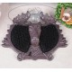 Suport maro din metal pentru pantofi