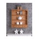 Bufetel din lemn masiv antichizat maro
